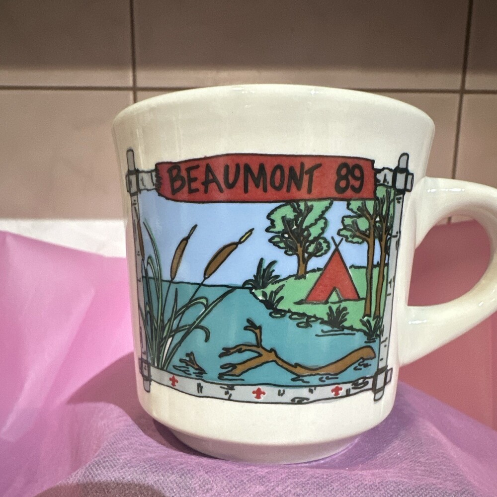 vintage Boy Scout, Beaumont 89 Ceramic Coffee Cup